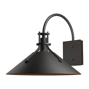 Henry - 1 Light Large Outdoor Wall Sconce In Industrial Style-12.9 Inches Tall and 14.4 Inches Wide - 1275947