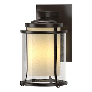 Meridian - 1 Light Small Outdoor Wall Sconce-10.3 Inches Tall and 6.3 Inches Wide
