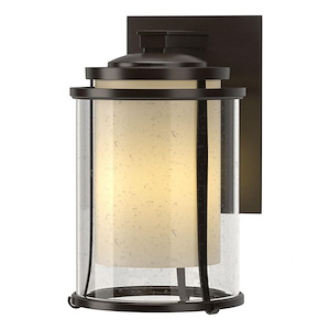 Meridian - 1 Light Large Outdoor Wall Sconce-15.7 Inches Tall and 9.4 Inches Wide