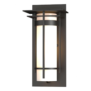 Banded - 1 Light Small Outdoor Wall Sconce-12.5 Inches Tall and 6 Inches Wide - 1276012