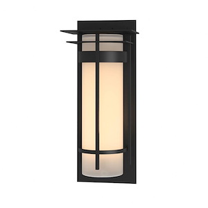 Banded with Top Plate - 1 Light Extra Large Outdoor Wall Sconce