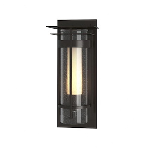 Banded - 1 Light Small Outdoor Wall Sconce-12.5 Inches Tall and 6 Inches Wide - 1275967