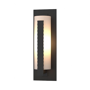 Forged Vertical Bars - 1 Light Large Outdoor Wall Sconce