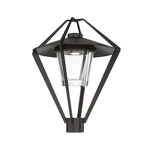 Stellar - 1 Light Outdoor Post Light In Contemporary Style-22.4 Inches Tall and 18.2 Inches Wide - 1276181