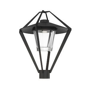Stellar - 1 Light Glass Outdoor Post Mount-22.4 Inch Tall and 18.2 Inch Wide - 1432006