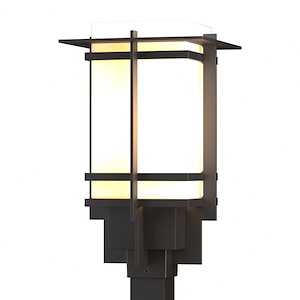 Tourou - 1 Light Outdoor Post Light In Mission Style-14.2 Inches Tall and 8.2 Inches Wide