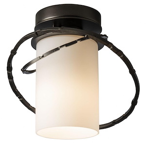 Olympus - 1 Light Outdoor Semi-Flush Mount In Contemporary Style-8 Inches Tall and 8.1 Inches Wide - 1276045