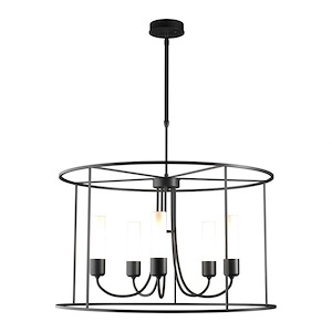 Portico - 5 Light Outdoor Pendant-20.1 Inches Tall and 32 Inches Wide - 1335835