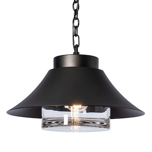 Stowe - 1 Light Outdoor Hanging Lantern-11.4 Inch Tall and 18.4 Inch Wide