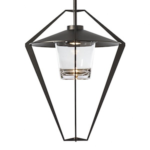 Stellar - 1 Light Large Outdoor Pendant In Contemporary Style-23.9 Inches Tall and 18.2 Inches Wide