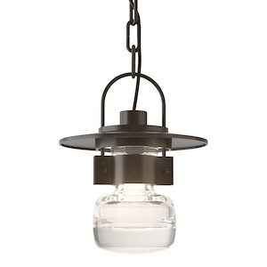 Mason - 1 Light Outdoor Pendant In Contemporary Style-10.6 Inches Tall and 8.2 Inches Wide