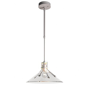Henry - 1 Light Medium Outdoor Pendant with Glass -8.7 Inches Tall and 14.4 Inches Wide