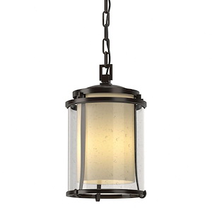 Meridian - 1 Light Outdoor Pendant-12.7 Inches Tall and 7.7 Inches Wide