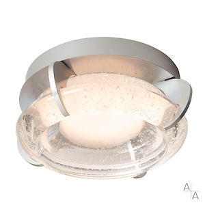 Lustra - 28W 1 LED Flush Mount-4.4 Inch Tall and 11.6 Inch Wide