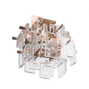 Fusion - 5 Light Semi-Flush Mount-14.9 Inches Tall and 18 Inches Wide