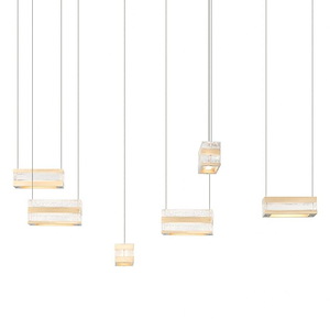 Stacks - 27W 6 LED Pendant In Contemporary Style-2.6 Inches Tall and 9.4 Inches Wide