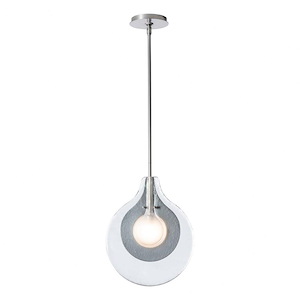 Veneto - 1 Light Mini Pendant-16.5 Inches Tall and 3.7 Inches Wide