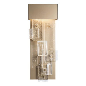 Fusion - 16W 1 LED Large Wall Sconce-25.1 Inches Tall and 9.5 Inches Wide