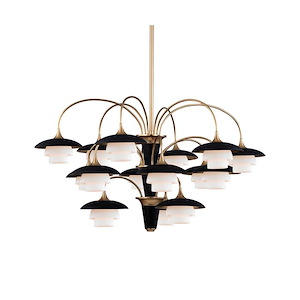 Barron - Fifteen Light 3-Tier Chandelier - 38.5 Inches Wide by 22.5 Inches High