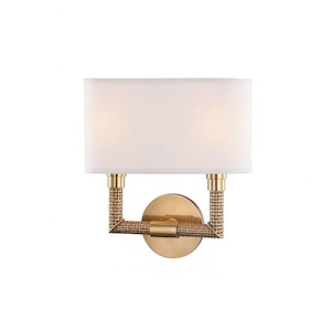 Dubois 2-Light Wall Sconce - 11.5 Inches Wide by 12.5 Inches High