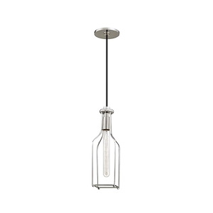 Colebrook - One Light Pendant - 4 Inches Wide by 14.75 Inches High