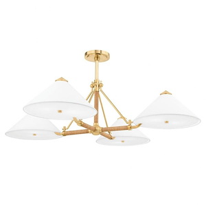 Williamsburg - 8 Light Chandelier In Contemporary Style-13 Inches Tall and 46 Inches Wide - 1099714