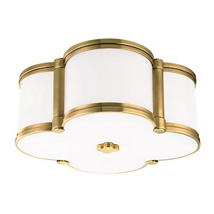 Chandler - 2 Light Flush Mount - 12.5 Inches Wide by 5.5 Inches High