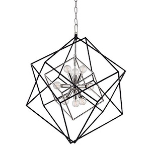 Roundout - Nine Light Pendant - 26 Inches Wide by 30.5 Inches High - 523105