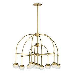 Boca 10-Light LED Chandelier - 31 Inches Wide by 24 Inches High - 749954