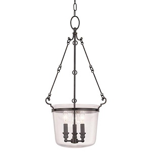 Quinton - Three Light Foyer - 14 Inches Wide by 28 Inches High