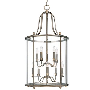 Mansfield - Ten Light Pendant - 20 Inches Wide by 37.25 Inches High