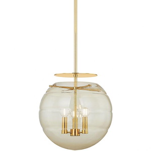 Gill - 3 Light Pendant-15.5 Inches Tall and 15 Inches Wide
