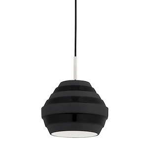 Calverton - One Light Pendant in Modern Style - 10 Inches Wide by 12 Inches High
