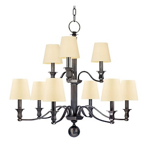 Charlotte - Six Light Chandelier - 34 Inches Wide by 30 Inches High