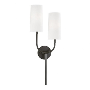 Vesper - Two Light Wall Sconce in Contemporary Style - 10.5 Inches Wide by 26.75 Inches High