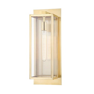 Sea Cliff - One Light Wall Sconce in Transitional Style - 8.25 Inches Wide by 21.25 Inches High