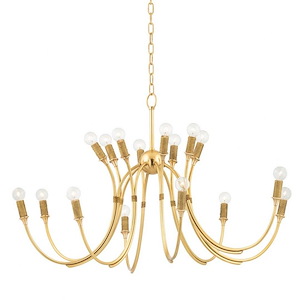 Amboy - 16 Light Chandelier-23 Inches Tall and 42.5 Inches Wide - 1276144