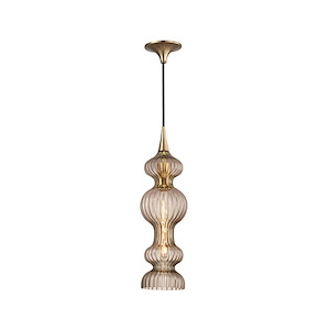 Pomfret - One Light Pendant - 6 Inches Wide by 20.5 Inches High