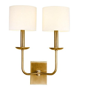Kings Point - Two Light Wall Sconce - 14.75 Inches Wide by 19.25 Inches High - 268706