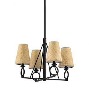Pendelton - 4 Light Chandelier-17.75 Inches Tall and 24 Inches Wide - 1314751