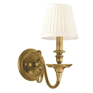 Charleston - One Light Wall Sconce - 5.5 Inches Wide by 12.5 Inches High