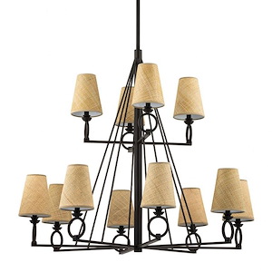 Pendelton - 12 Light Chandelier-39.25 Inches Tall and 44 Inches Wide - 1314753