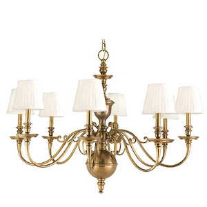 Charleston - Eight Light Chandelier - 36.25 Inches Wide by 29 Inches High