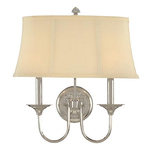 Rockville - Two Light Wall Sconce - 16 Inches Wide by 18.5 Inches High - 1214919