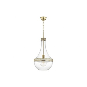 Hagen 1-W Pendant - 14 Inches Wide by 29.25 Inches High - 750073
