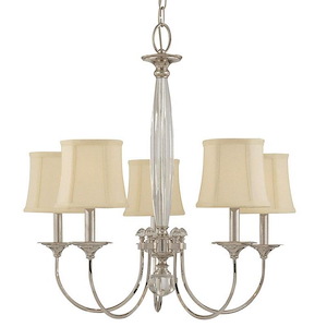 Rockville - Five Light Chandelier - 26 Inches Wide by 25 Inches High