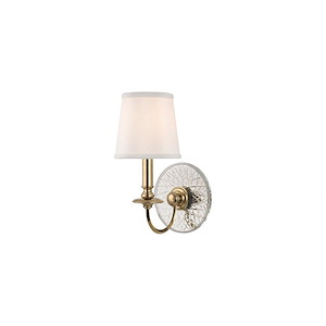 Yates - 1 Light Wall Sconce-14 Inches Tall and 6.5 Inches Wide