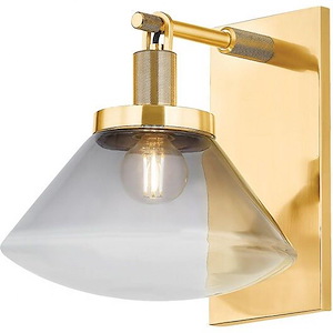 Mendon - 1 Light Wall Sconce-9 Inches Tall and 8.5 Inches Wide - 1335632
