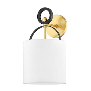 Campbell Hall - 1 Light Wall Sconce In Contemporary Style-15 Inches Tall and 8 Inches Wide