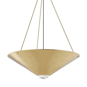 Heron - 38 Inch 120W 6 LED Pendant in Contemporary Style - 38 Inches Wide by 11.75 Inches High